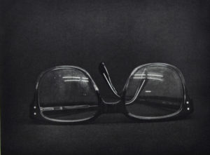 You think I did this? (Glasses), 24 x 30 cm, Photogravure
