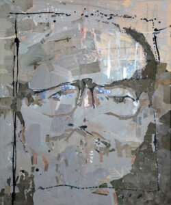 Portrait 03, 60 x 50 cm, Acrylic/Paper on Canvas