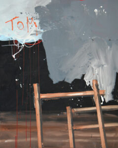 TOM: Introduction, 100 x 80 cm, Acryl auf Papier/Holz