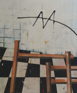 TOM: The Ears of Fury, 60 x 50 cm, Acryl auf Papier/Holz