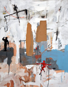 Bohemian Rhapsody, 100 x 80 cm, Acryl auf Papier/Leinwand