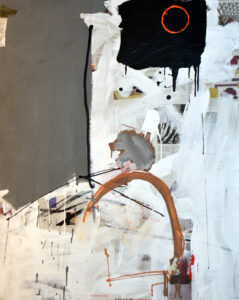 Life on Mars, 100 x 80 cm, Acryl auf Papier/Leinwand